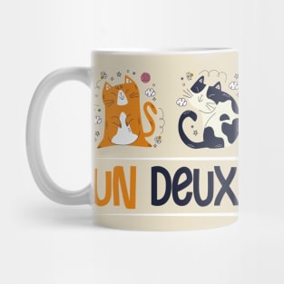 Un deux trois cat Mug